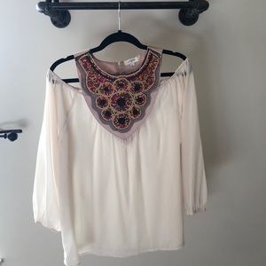 Umgee Off The Shoulder Halter Top Boho Chic